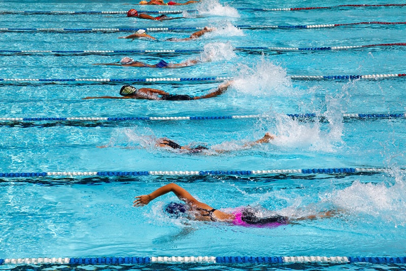 freestyle swimming